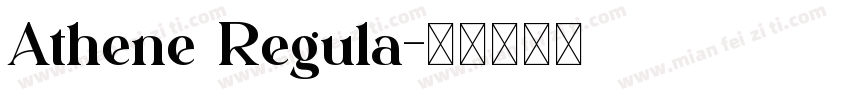 Athene Regula字体转换